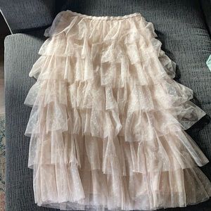 Altar’d State Tiered Tulle Skirt